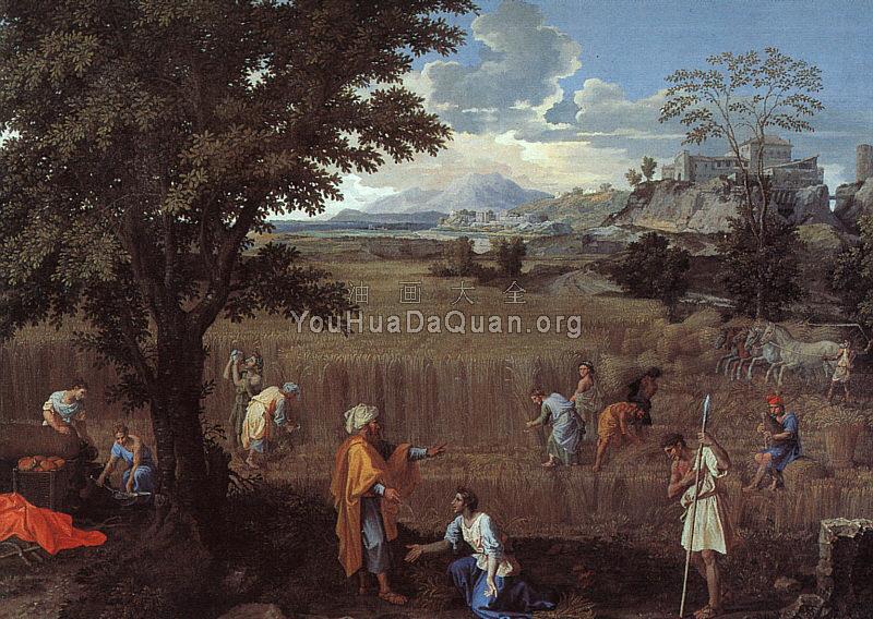 The Summer Ruth and Boaz - 尼古拉斯·普桑